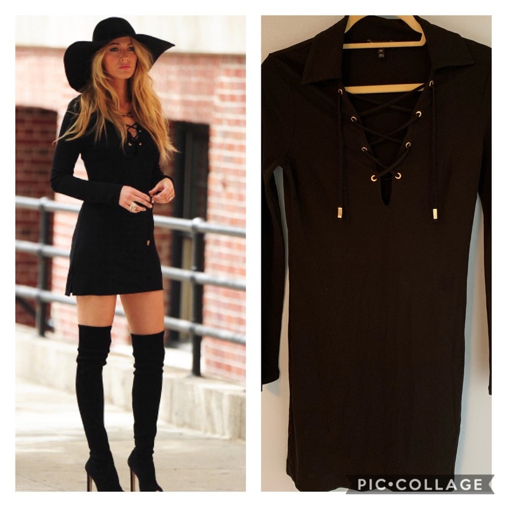 Juicy Couture Lace-Up Dress ASO Blake Lively